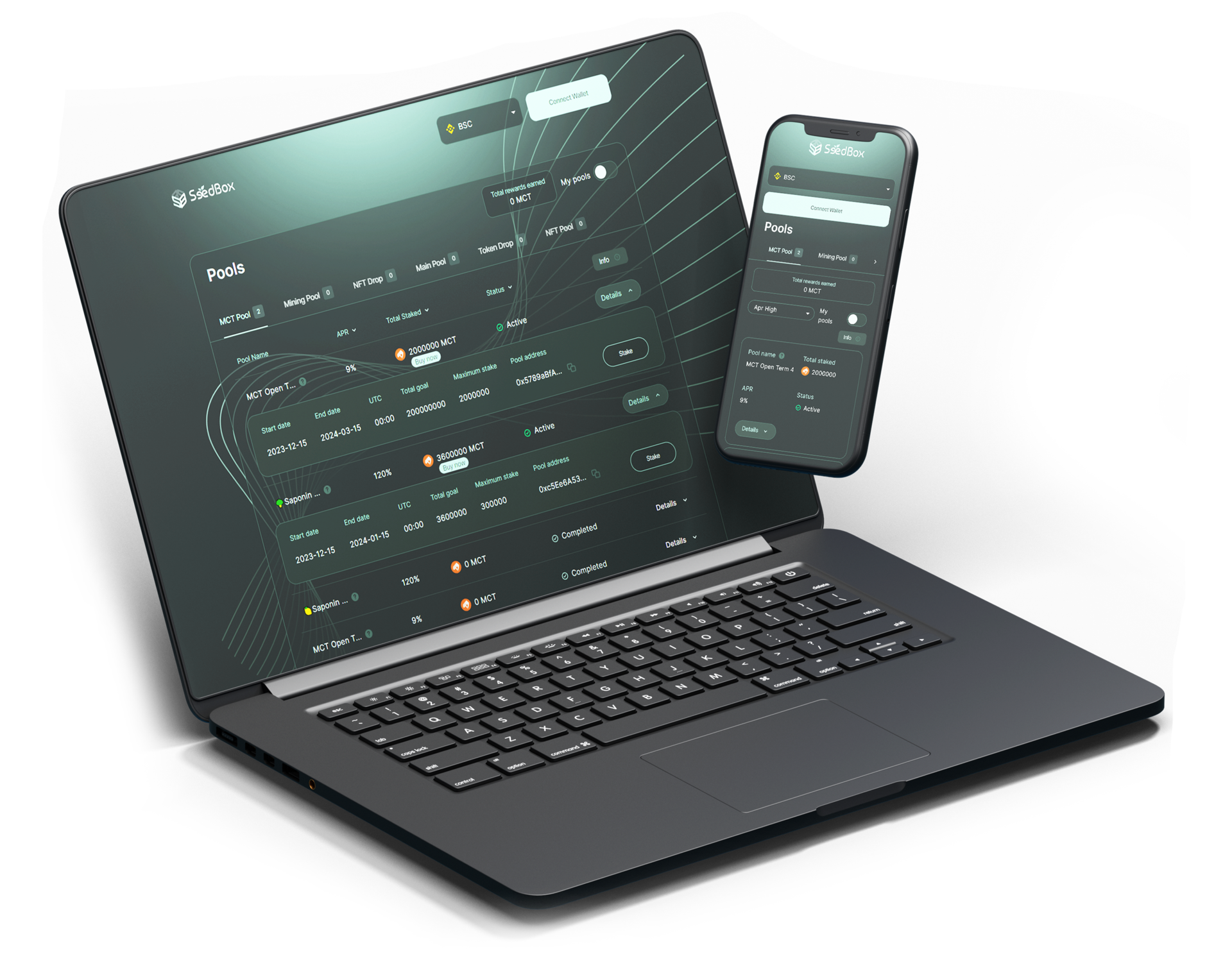 Seed-Box staking platform