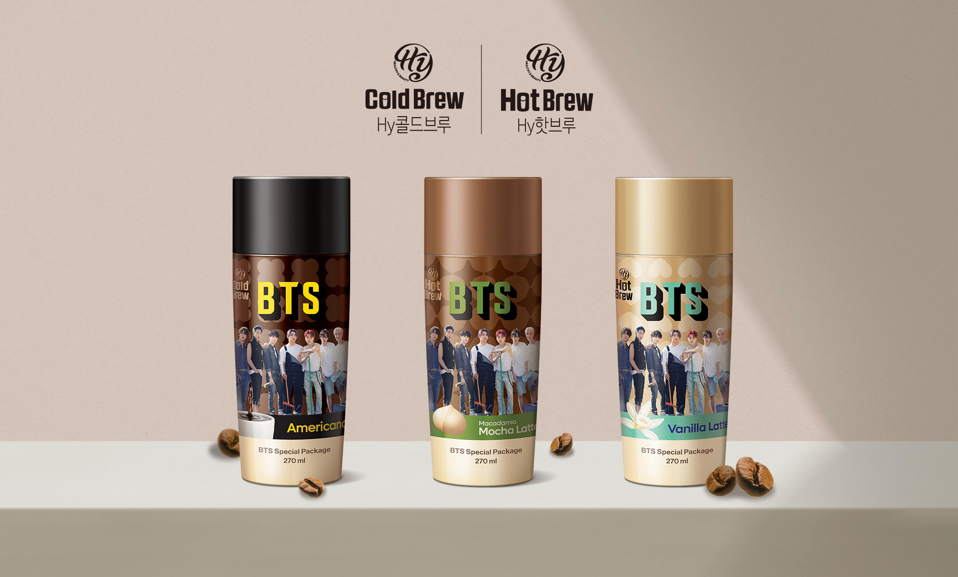 Hy Cold Brew / Hot Brew — BTS Special Package 라인업